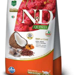 N&D Quinoa Feline Skin & Coat Peixe