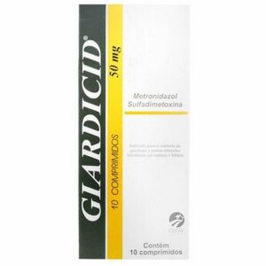 Giardicid 50 Antibiótico 10 comprimidos