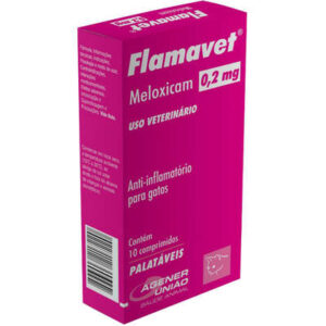 Anti-inflamatório Agener União Flamavet para Gatos 0,2 mg