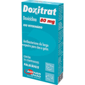 Antibacteriano Agener União Doxitrat 80 mg