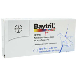 Antibiótico Bayer Baytril 50 mg