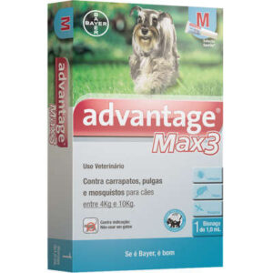 Antipulgas Bayer Max 3 para Cães de 4 a 10 Kg