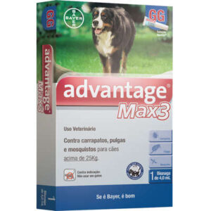 Antipulgas Bayer Max 3 para Cães acima de 25 Kg