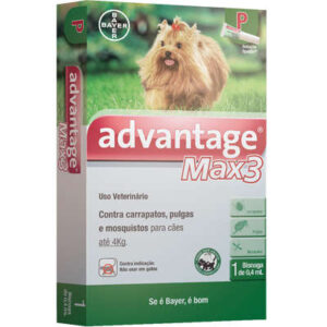 Antipulgas Bayer Max 3 para Cães até 4 Kg