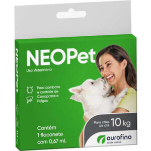 Antipulgas e Carrapatos Ourofino NEOPet para Cães até 10 Kg