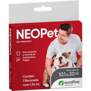 Antipulgas e Carrapatos Ourofino NEOPet  para Cães de 10,1 a 20 Kg