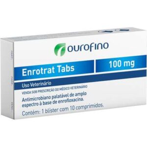 Antimicrobiano Ourofino Enrotrat Tabs 100 mg