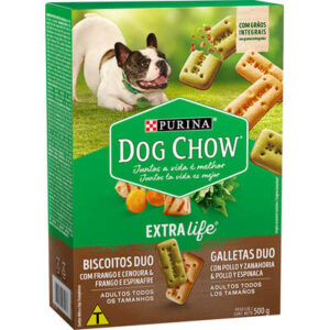 Purina Dog Chow Biscoito Carinhos Duo Adultos Raças Pequenas