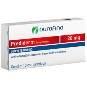 Anti-inflamatório Ourofino Prediderm 20 mg