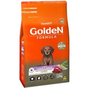 Premier Golden Formula Cães Filhotes Mini Bits Carne e Arroz