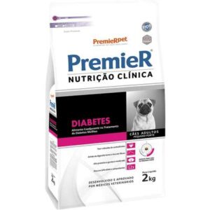 Premier Nutrição Clínica para Cães de Pequeno Porte Diabetes 2 Kg