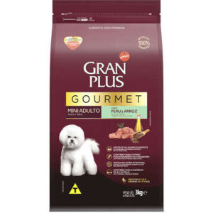 Gran Plus Gourmet Cães Adultos Mini Sabor Peru & Arroz