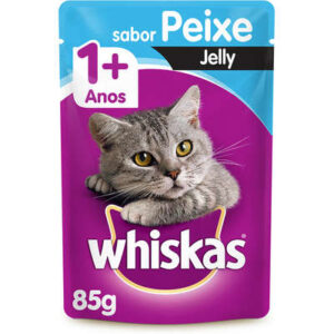 Whiskas Sachê para Gatos Adultos Sabor Jelly Peixe
