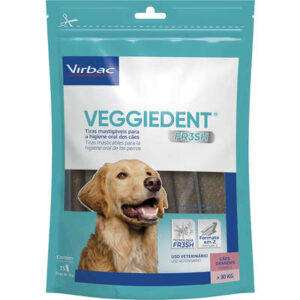Tiras Mastigáveis VeggieDent FR3SH para Cães acima de 30 Kg