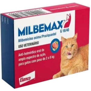Milbemax Vermífugo para Gatos de 2 a 8 Kg