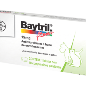 Antibiótico Bayer Baytril 15 mg