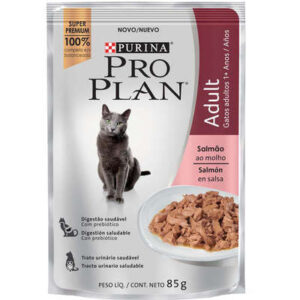 Purina Pro Plan Cat Wet Salmão ao Molho para Gatos Adultos