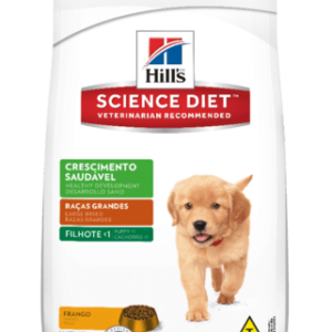 Hill’s Science Diet Cães Filhotes Crescimento Saudável Raças Grandes