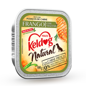 Alimento Úmido Kelco Keldog Natural Frango com Vegetais 100 g