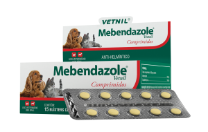 Vermífugo Vetnil Mebendazole Comprimidos