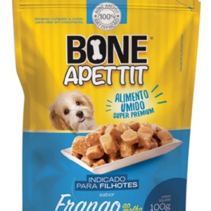 Alimento Úmido Bone Apettit para Cães Filhotes Sabor Frango ao Molho