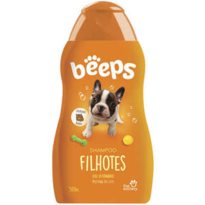 Shampoo Beeps Pet Society para Filhotes com Proteína com Leite