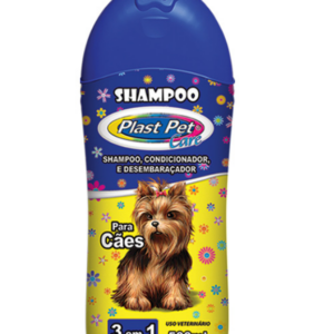 Shampoo Plast Pet Care 3 em 1 para Cães