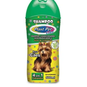 Shampoo Plast Pet Care 4 em 1 Citronela para Cães