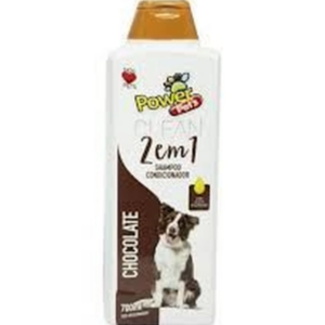 Shampoo Power Pets Clean 2 em 1 Chocolate