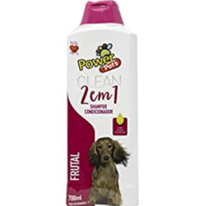 Shampoo Power Pets Clean 2 em 1 Frutal