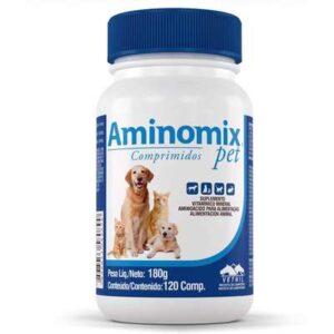Suplemento Vitamínico Vetnil Aminomix Pet 120 Comprimidos
