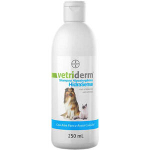 Shampoo Hipoalergênico Bayer Vetriderm HidraSense 250 mL