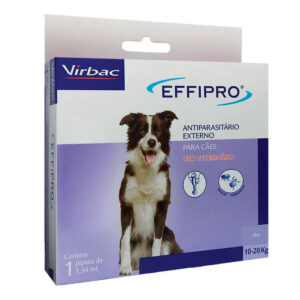 Effipro Antipulgas e Carrapatos Virbac – Cães de 10 a 20 Kg