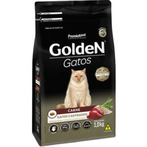 Premier Golden Gatos Castrados Sabor Carne