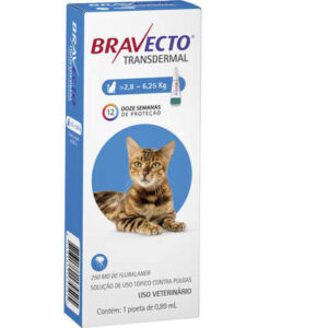 Antipulgas e Carrapatos Bravecto Transdermal para Gatos de 2,8 a 6,25 Kg
